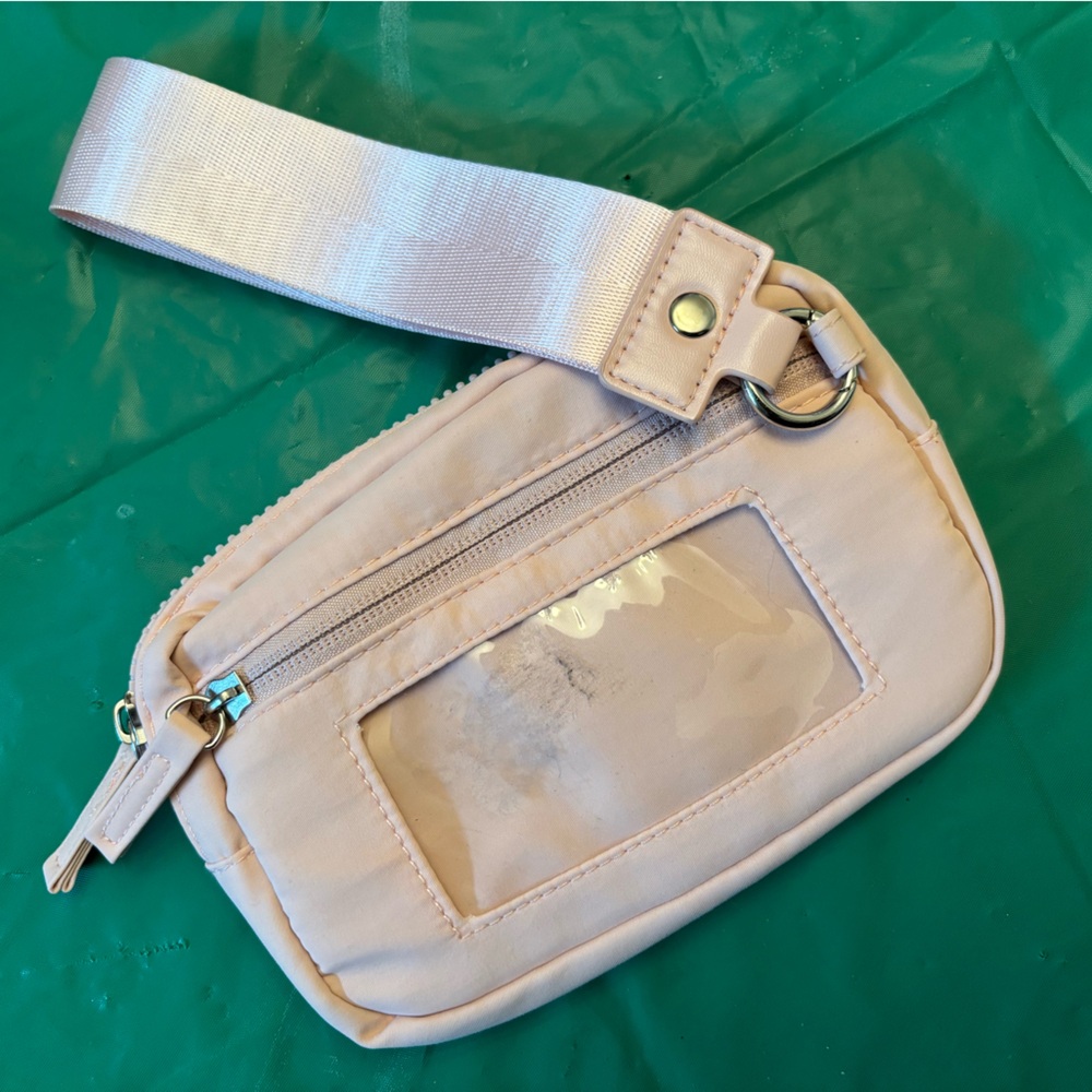 Pink Wristlet bag purse wallet travel party ID gifts holiday sport work preppy